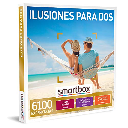 Smartbox - Caja Regalo Ilusiones para Dos - Idea de Regalo Barato - 1 Experiencia de Bienestar, Aventura o Cena para 2 Personas