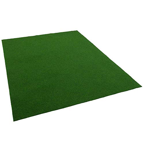 Snapstyle Kingston - Alfombra de césped Artificial - para Jardín, Terraza, Balcón - Verde - 13 tamaños