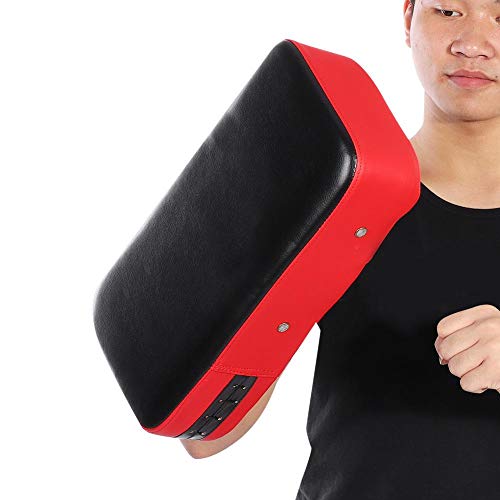 Solomi Kicking Pad, Boxing Muay Thai Martial Art Training Kicking Shield, PU Leather Hand Pies Strike Pads(Rojo)