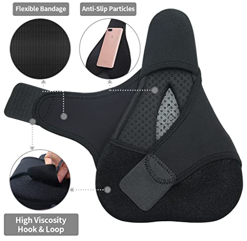 Souke Sports - Funda de Gel Asiento de Bicicleta, Mantilla de Bicicleta Estable y Transpirable con Funda Impermeable, Adecuada para Bicicletas de Exterior e Interior Azul