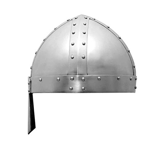 Spangenhelm 1, Yelmo Medieval Nasal Vikingo, Juego de rol, Fantasía, Teatro, Rol en vivo, REV, Recreación histórica