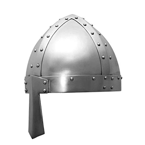 Spangenhelm 1, Yelmo Medieval Nasal Vikingo, Juego de rol, Fantasía, Teatro, Rol en vivo, REV, Recreación histórica