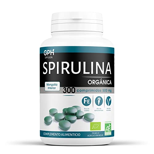 Spirulina orgánica 500mg - 300 comprimidos