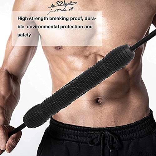 Sport Swing Stick Accesorios para máquinas de gimnasio Barra de ejercicio vibratoria desmontable, barra de entrenamiento de fuerza aeróbica Slastic, barra de temblor elástica Flexi Bar, utilizada