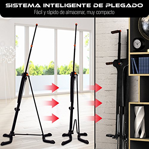 Sportstech Innovador Stepper & Escalador Vertical 2en1 - Ejercicio con Movimientos de Escalada, Plegable, VC300 con diseño Antideslizante - Ideal para Ejercicios con intervalos de Alta Intensidad