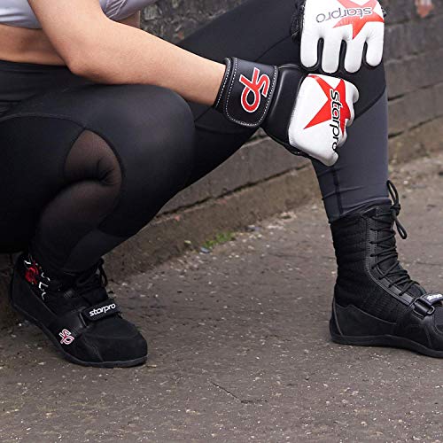 Starpro Botas de Boxeo - Zapatillas de Lucha de Suela de Goma y Malla Transpirable para Entrenamiento de Lucha Boxeo Ejercicio Fitness Artes Marciales Muay Thai - Hombres y Mujeres (Noir, 40)