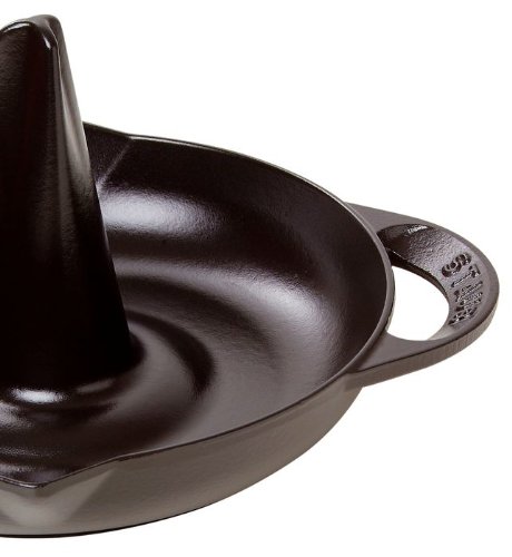 STAUB Asador Vertical, Hierro Fundido, Negro, 24 cm