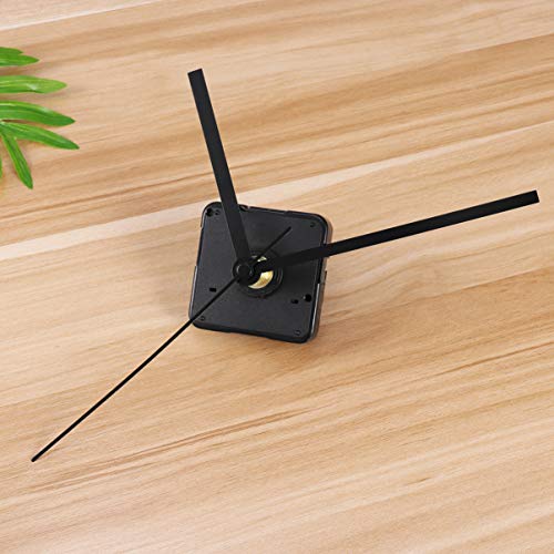 SUPVOX Movimiento silencioso del Reloj Mecanismo de Reloj de Pared DIY práctico Mano de Reloj Recta Negra de 3.3/4.5/5.5 Pulgadas para reemplazo de Reloj DIY