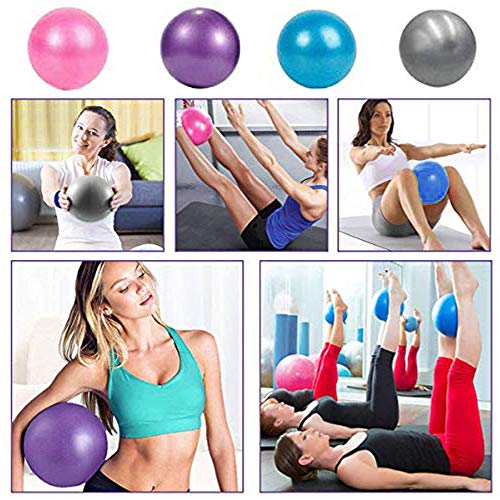 SWINILAYA Pelota de Ejercicios de Yoga y Pilates de 9,8 Pulgadas para Entrenamiento de Equilibrio de Estabilidad para Entrenamiento de núcleo, Mejora el Equilibrio