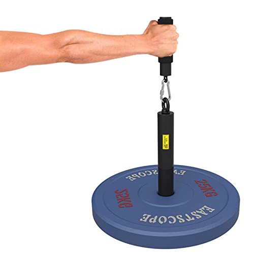 SXTYMV Ejercitador de agarre de rodillo para muñeca y antebrazo con brazo de entrenamiento de fuerza muscular para hombro, dispositivo de agarre de martillo, con mancuernas de 20 x 15 cm