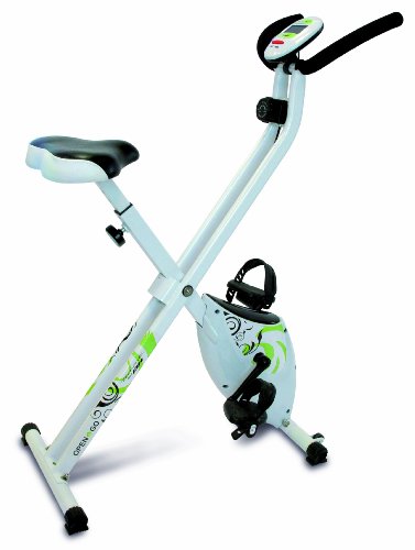 Tecnovita by BH Open&GO YF90 Bicicleta estática Plegable. Sistema de Freno magnético. Volante de inercia Equivalente a 8kg. Monitor Easy Start