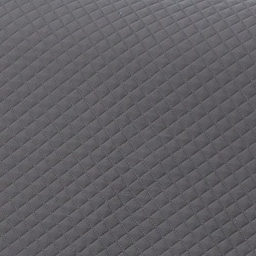 Textilhome - Funda Cubre Sofá Chaise Longue Adele, Protector para Sofás Acolchado Brazo Derecho. Tamaño -240cm. Color Gris (Visto DE Frente)