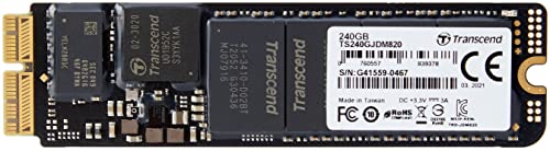 Transcend JetDrive 820 - Kit de disco duro sólido interno SSD 240 GB para Mac