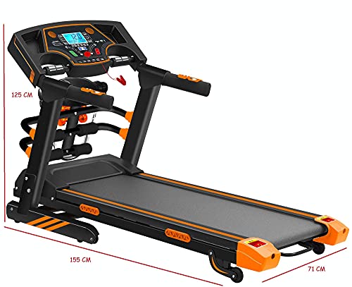 TRÉBOL ADVANCE Cinta de Correr Semi Profesional 2 HP. 20 Programas con Masaje, Plegable Función Música