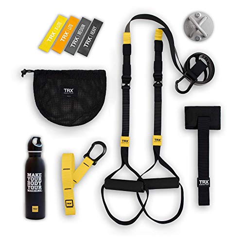 TRX GO Bundle - Sistema de entrenamiento en suspensión - Para quienes viajan mucho por trabajo y entusiastas del fitness en todas sus etapas - App del club de entrenamiento TRX - Gris