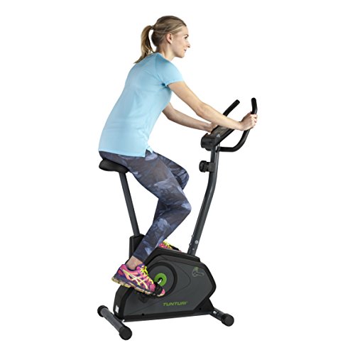 Tunturi Cardio Fit B30 Bicicleta estatica/Bici estatica/Bicicleta Fija/con computadora de Entrenamiento y medidor de Pulso