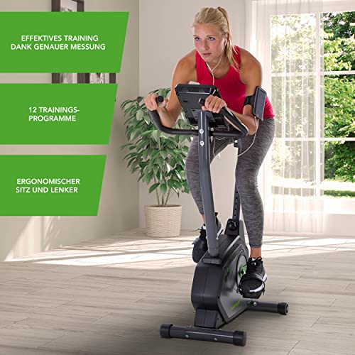 Tunturi Cardio Fit E30 Bicicleta estatica Ergometro/Bici estatica/Bicicleta Fija/computadora de Entrenamiento y medidor de Pulso