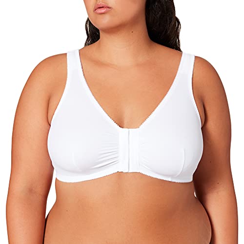 Ulla Popken Bustier Uni, Sujetador para Mujer, Blanco (Weiss 20), 130D