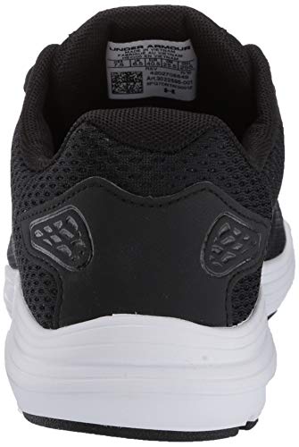 Under Armour UA Surge 2 - Zapatillas para Correr, Hombre, Negro (Black / White / Mod Gray), 45 EU