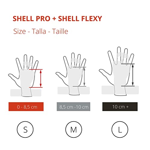 Velites calleras Profesionales para Atletas de Crosstraining, Gimnásticos o Entrenamiento de Alta Intensidad | Calleras Shell Pro (S)