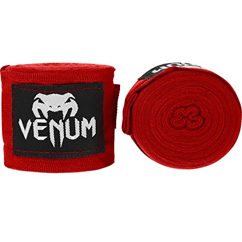 Venum Competitor Cuerda Ponderada de Saltar, Unisex adulto, Negro, Única + Kontact Vendas de Boxeo, Unisex adulto