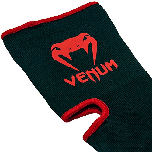 Venum Kontact Tobilleras, Unisex adulto, Negro / Rojo, Única