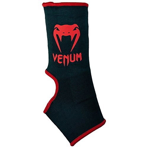 Venum Kontact Tobilleras, Unisex adulto, Negro / Rojo, Única