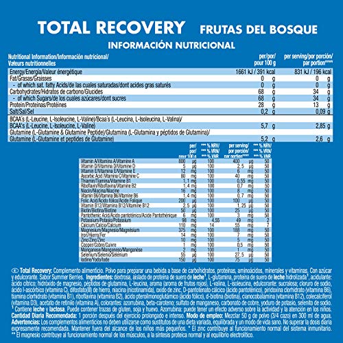 VICTORY ENDURANCE Total Recovery Summer Berries. Maximiza La Recuperación Después Del Entrenamiento. Enriquecido Con Electrolitos Y Vitaminas, 750 ml