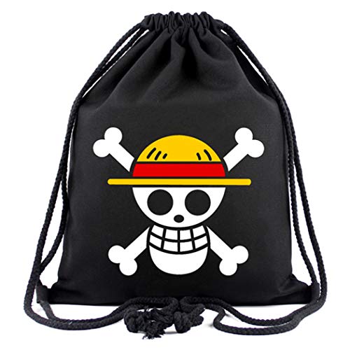 WANHONGYUE One Piece Monkey D. Luffy Anime Mochila de Cuerda Bolsas de Gimnasia Deporte Gymsack Sackpack Nuevo 1