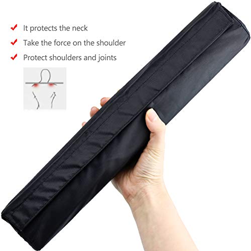 Winfred 1Pcs Almohadilla Protectora del Cuello y del Hombro para Squats, Lunges, Hip Thrusts, Levantamiento de Pesas, Barbell Squat Pad, Almohadilla Barra Gimnasio Protector, Almohadilla para Barra