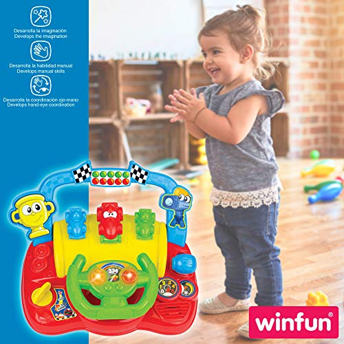 winfun - Volante simulador de conducción winfun (46509)