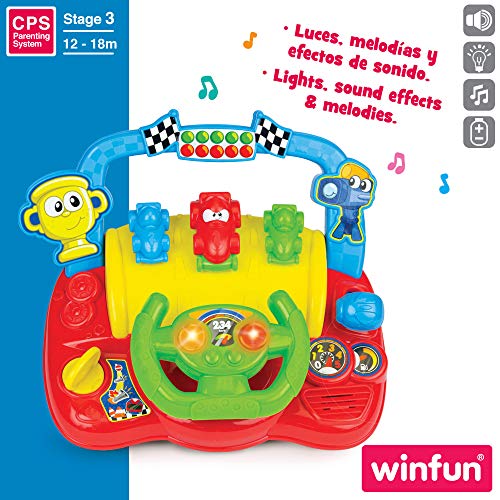 winfun - Volante simulador de conducción winfun (46509)