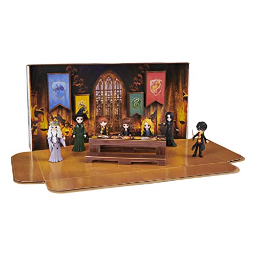 Wizarding World Harry Potter-Juego de 7 Figuras coleccionables y Caja de Regalo, Color no se Puede aplicar. (Spin Master 6062280)