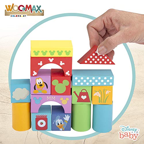 WOOMAX-DISNEY BOTE 40 BLOCKS MADERA MICKEY & MINNIE