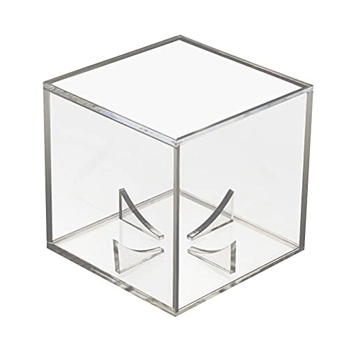 Woorea Caja De Béisbol Pantalla, Caja De Béisbol Acrílica, Estuche Transparente para Exhibición De Pelota De Tenis De Golf, Caja De Almacenamiento De Recuerdo, Antipolvo