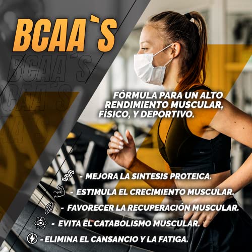 XPRO | BCAA´S + Glutamina + Magnesio | Aminoácidos Ramificados ratio 2:1:1 | Estimula y mejora la resistencia física y muscular | Fórmula de rápida Absorción | Sin Azúcar | 30 tomas sabor Sandía