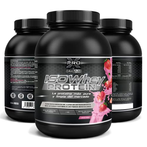 XPRO | Proteína de Whey 100% Pura con Taurina y Vitamina B6 | Sin azúcar | Aumenta masa muscular | Acelera la recuperación muscular | 1kg