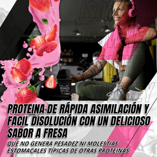 XPRO | Proteína de Whey 100% Pura con Taurina y Vitamina B6 | Sin azúcar | Aumenta masa muscular | Acelera la recuperación muscular | 1kg