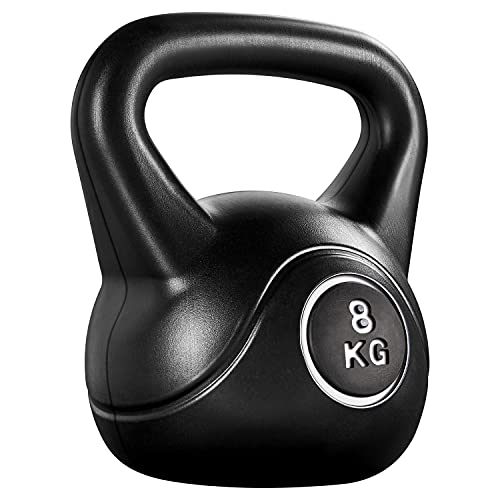 Yaheetech Kettlebell de Hormigón Pesa Rusa 6/8/10/12/20 kg Culturismo en Casa Gimnasio Deporte Interior Exterior 8