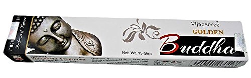 YesMandala Incienso Vijay Shree -Golden Buddha - 12 cajas x 15g