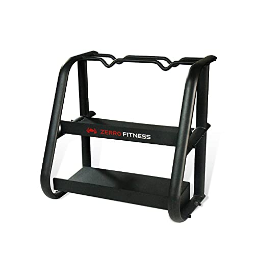 ZERRO Soporte Mancuernas Almacenamiento de Mancuernas Discos y Pesa Rusas Soporte para Kettlebell Carga máxima 400 KG, Color:DHTAL008A0000000