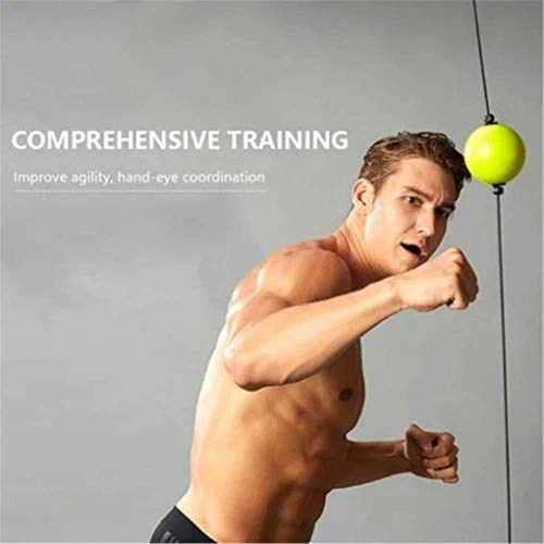 ZGHYBD Reflex Ball Boxing Reflex Ball Suspension ，Fight Ball Vacuum Chuck Boxing Ball Bags ，Quick Puncher Reflex Ball Fitness Training，Boxing Training Ball Speed !