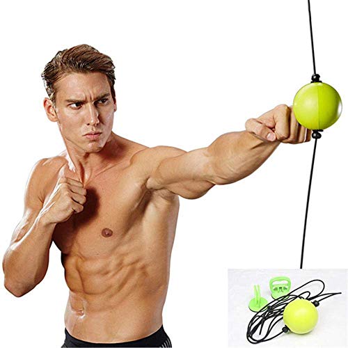 ZGHYBD Reflex Ball Boxing Reflex Ball Suspension ，Fight Ball Vacuum Chuck Boxing Ball Bags ，Quick Puncher Reflex Ball Fitness Training，Boxing Training Ball Speed !