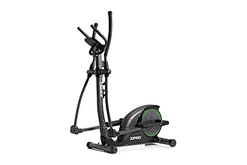 ZIPRO Bicicleta elíptica para Casa Hulk, Entrenador eliptico, LCD Pantalla, sensores de Pulso, Ajuste de Resistencia, 150kg