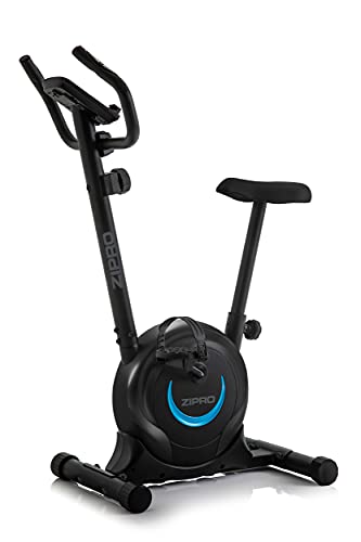 ZIPRO Bicicleta estática para Casa ONE S, entrenador eliptico, LCD Pantalla, sensores de pulso, ajuste de resistencia, 110kg