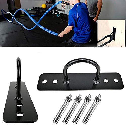 Zoloyo Battle Rope Wall - Soporte de anclaje para colgar en el techo, correas de suspensión para crossfit, anillos de gimnasia, hamacas para yoga, columpios, hamacas, equipo de boxeo