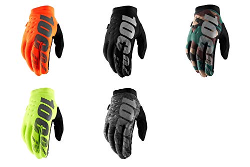 100 Percent BRISKER 100% Cold Weather Glove Heather Grey MD Guantes para ocasión Especial, Hombre, Gris, Mediano