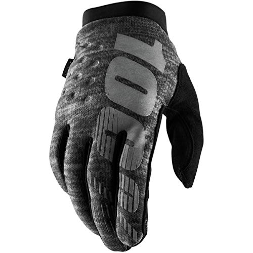 100 Percent BRISKER 100% Cold Weather Glove Heather Grey MD Guantes para ocasión Especial, Hombre, Gris, Mediano