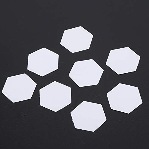 100 Uds plantilla de acolchado de papel con forma hexagonal, plantillas de acolchado de papel poligonal para costura de retazos, herramienta de costura DIY(16mm)