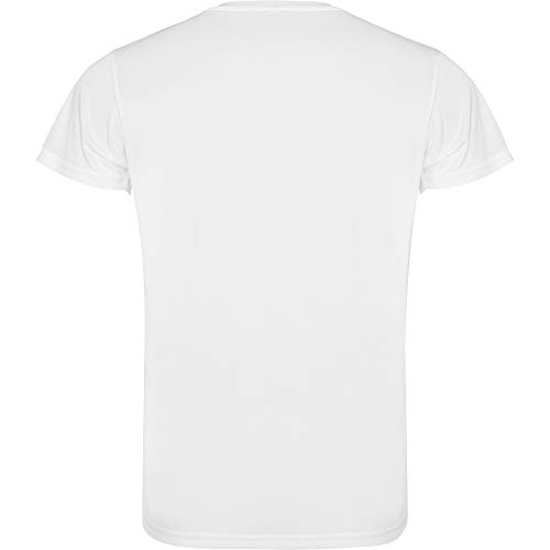 13MW Camiseta técnica Hombre | Pack 5 | Tejido técnico para Deporte | Transpirable | Running, Fitness, Fútbol, Padel (Blanco, L)